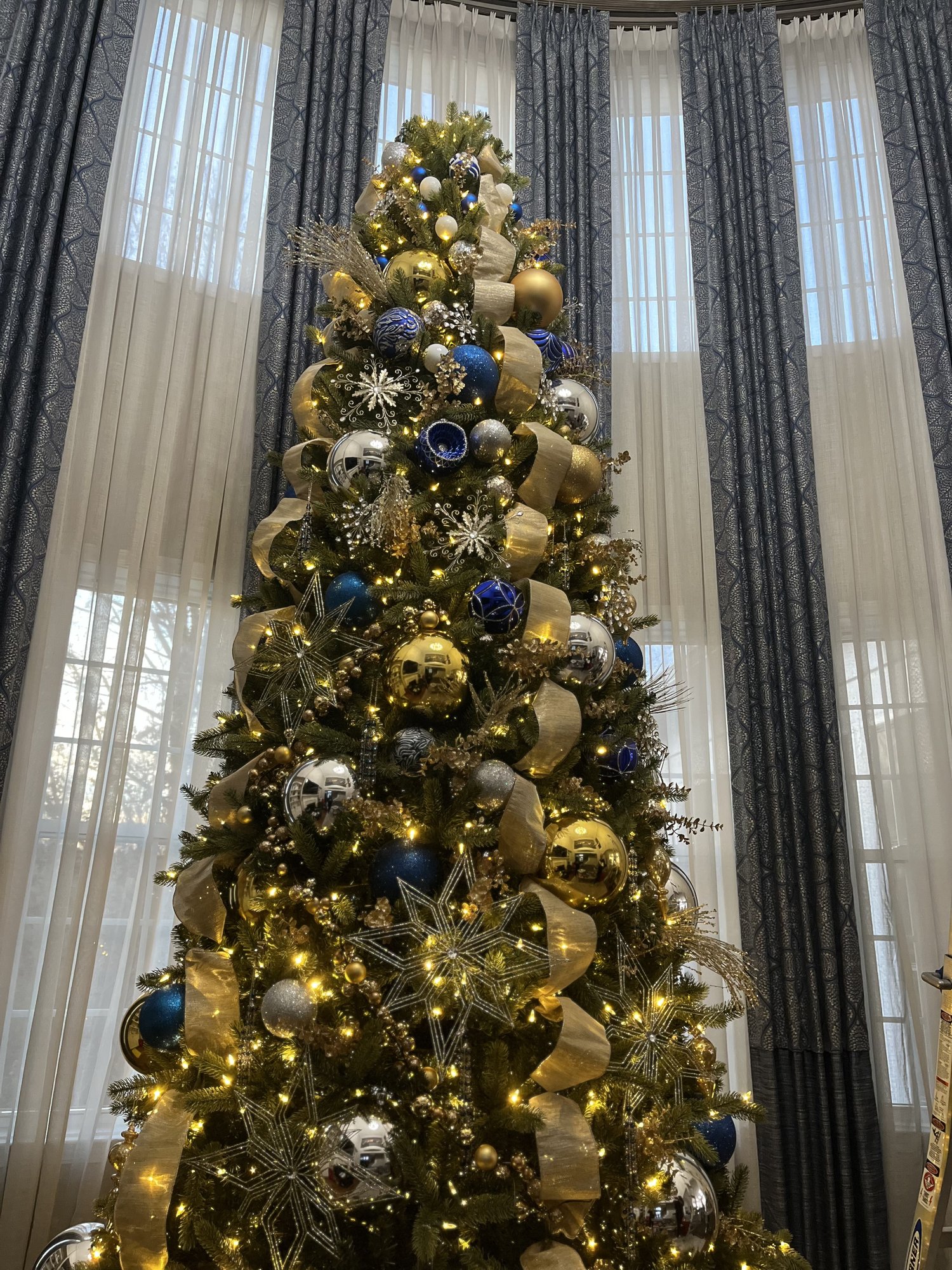 Blue & gold tree
